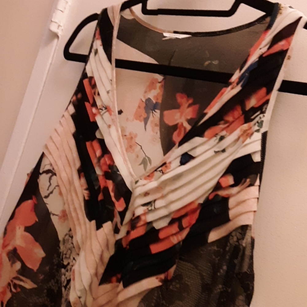 Guess Patchwork Blouse Size Large - image 3